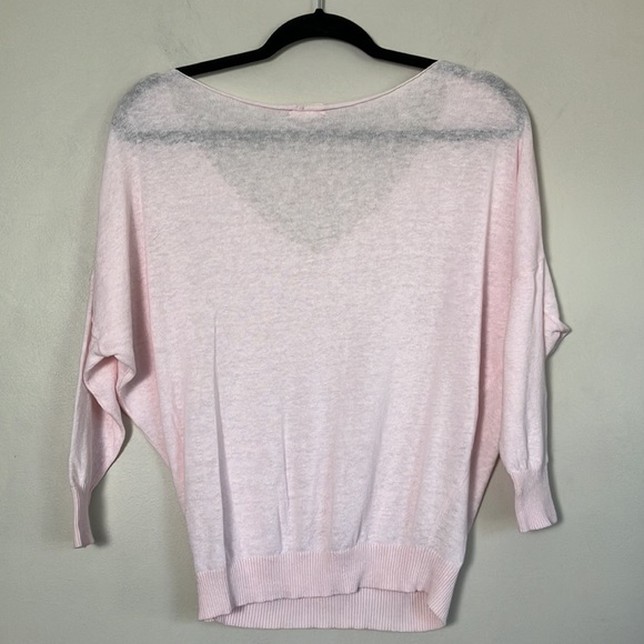 Naïf Montreal linen cotton blend light pink Sweater balletcore Size S - Picture 6 of 11